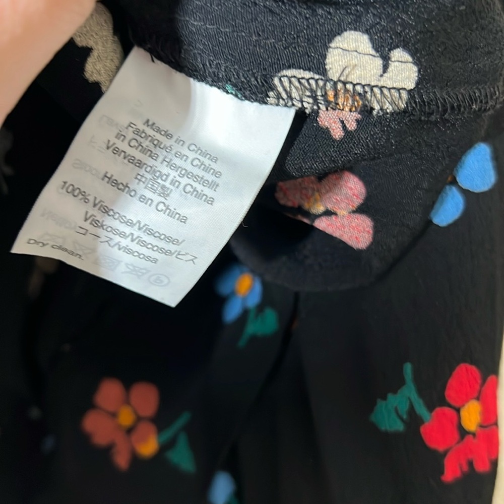 Madewell Wrap Top in Pressed Flowers Size S - Picture 7 of 9